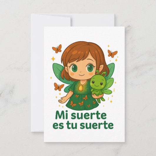 Baby shower-uitnodiging - Schattigee aankondiging  (Voorkant)