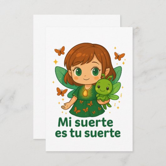 Baby shower-uitnodiging - Schattigee aankondiging  (Voorkant / Achterkant)