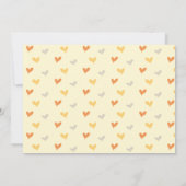 Baby shower Uitnodiging Schattigee Giraffe Oerwoud (Achterkant)