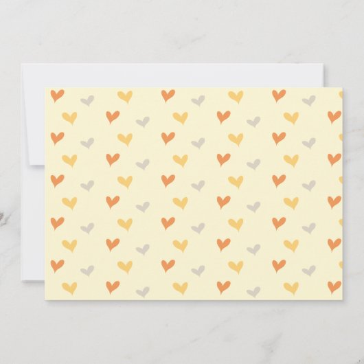 Baby shower Uitnodiging Schattigee Giraffe Oerwoud (Achterkant)