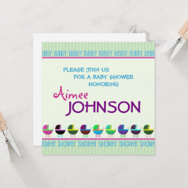 Baby shower Uitnodiging Sjabloon