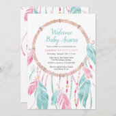 baby shower-uitnodiging | Slachtoffer van de droom Kaart (Voorkant / Achterkant)