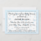 Baby shower Uitnodiging "Snips and Snails" (Voorkant)