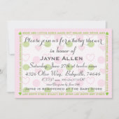 Baby shower Uitnodiging "Sugar and Spice" (Voorkant)