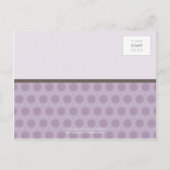 BABY SHOWER UITNODIGING:: surprise uil 1 Uitnodiging Briefkaart (Achterkant)