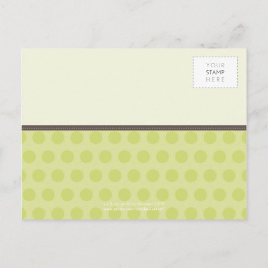 BABY SHOWER UITNODIGING:: surprise uil 2 Uitnodiging Briefkaart (Achterkant)
