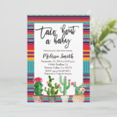 Baby shower Uitnodiging Taco Bout Baby (Staand voorkant)