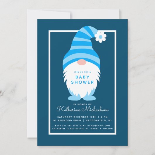 BABY SHOWER | Uitnodiging tot het indienen van een (Voorkant)