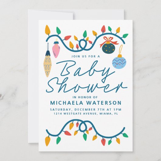 BABY SHOWER | Uitnodiging tot het indienen van fee (Voorkant)