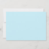 Baby shower uitnodiging - treintje (Achterkant)