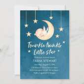 baby shower Uitnodiging | Twinkle Little Star (Voorkant)