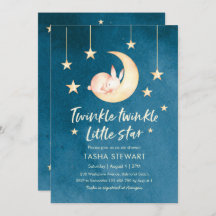 baby shower Uitnodiging | Twinkle Little Star