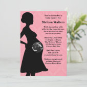 baby shower Uitnodiging Ultrasound (Staand voorkant)