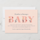 Baby shower-uitnodiging van Little Lady Kaart (Voorkant)