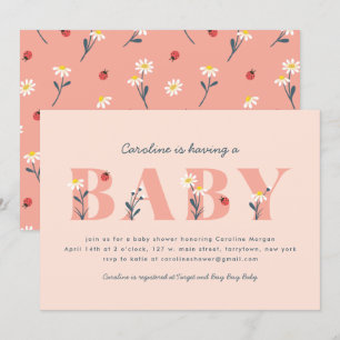 Baby shower-uitnodiging van Little Lady Kaart
