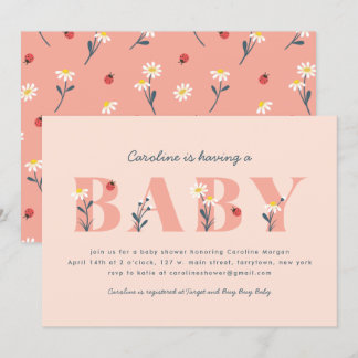 Baby shower-uitnodiging van Little Lady Kaart