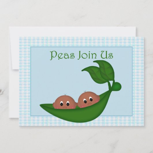 Baby shower uitnodiging voor een Afrikaans Amerika (Voorkant)