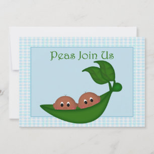 Baby shower uitnodiging voor een Afrikaans Amerika