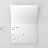 Baby shower Uitnodiging voor een jongen (Binnen)