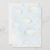 Baby shower-uitnodiging voor hot-luchtballon kaart (Achterkant)