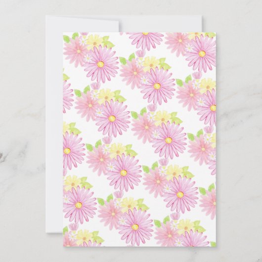 Baby shower-uitnodiging voor hot-luchtballon kaart (Achterkant)