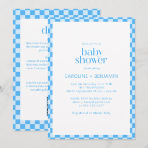 Baby Shower Uitnodiging voor Koppels Alles in Eén