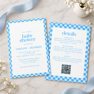 Baby Shower Uitnodiging voor Koppels Alles in Eén