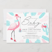 BABY SHOWER | Uitnodiging voor Santa Claus Flaming (Voorkant)