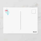 BABY SHOWER | Uitnodiging voor Santa Claus Flaming (Achterkant)