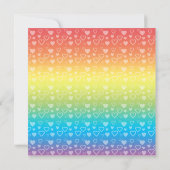 Baby shower-uitnodiging voor schildpad kaart (Achterkant)