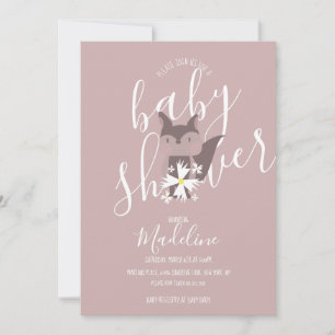 Baby Shower Uitnodiging Vos Boheemse Stijl