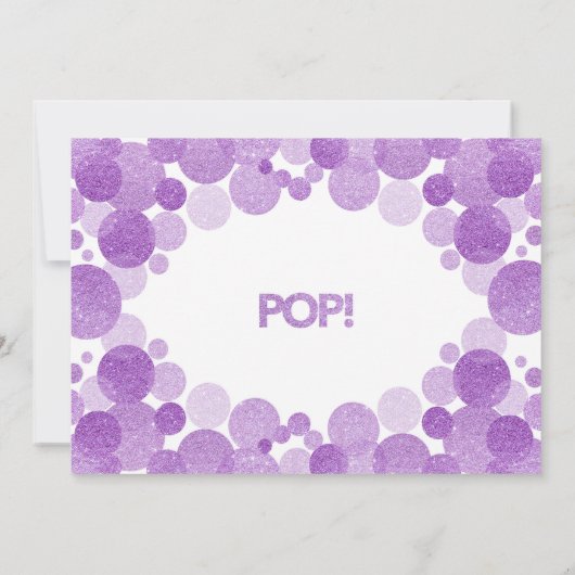 Baby shower uitnodiging Ze staat op het punt om te (Achterkant)