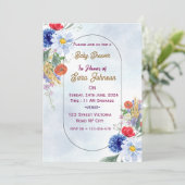 Baby Shower Uitnodigingen  (Staand voorkant)