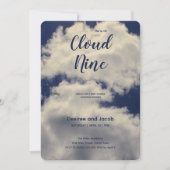 Baby Shower Uitnodigingen Cloud Nine (Voorkant)