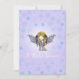 Baby Shower Uitnodigingen Cute Fee en Baby