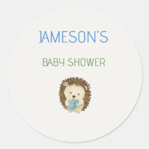 Baby Shower Uitnodigingen Enclosure Kaarten Bordje Ronde Sticker