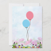 Baby Shower-uitnodigingen Kaart (Achterkant)