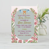 Baby Shower-uitnodigingen Kaart (Staand voorkant)