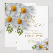 Baby Shower-uitnodigingen Kaart (Voorkant / Achterkant)