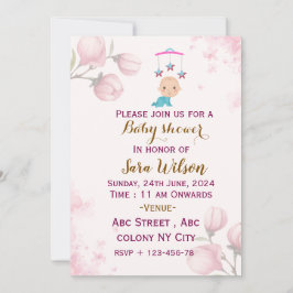 Baby Shower-uitnodigingen Kaart