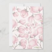 Baby Shower-uitnodigingen Kaart (Achterkant)