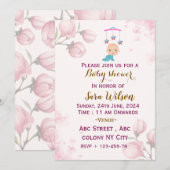 Baby Shower-uitnodigingen Kaart (Voorkant / Achterkant)