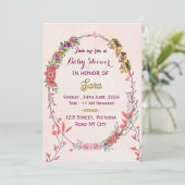 Baby Shower-uitnodigingen Kaart (Staand voorkant)