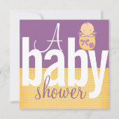 Baby Shower-uitnodigingen Kaart (Voorkant)