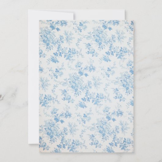 Baby Shower-uitnodigingen Kaart (Achterkant)