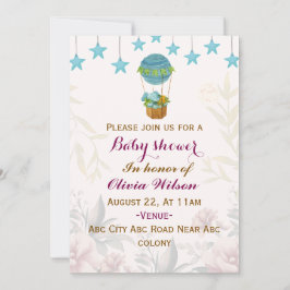 Baby Shower-uitnodigingen Kaart