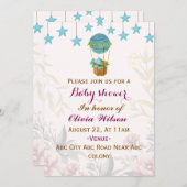 Baby Shower-uitnodigingen Kaart (Voorkant / Achterkant)