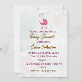 Baby Shower-uitnodigingen Kaart