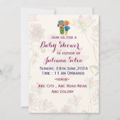 Baby Shower-uitnodigingen Kaart (Voorkant)