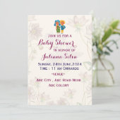 Baby Shower-uitnodigingen Kaart (Staand voorkant)